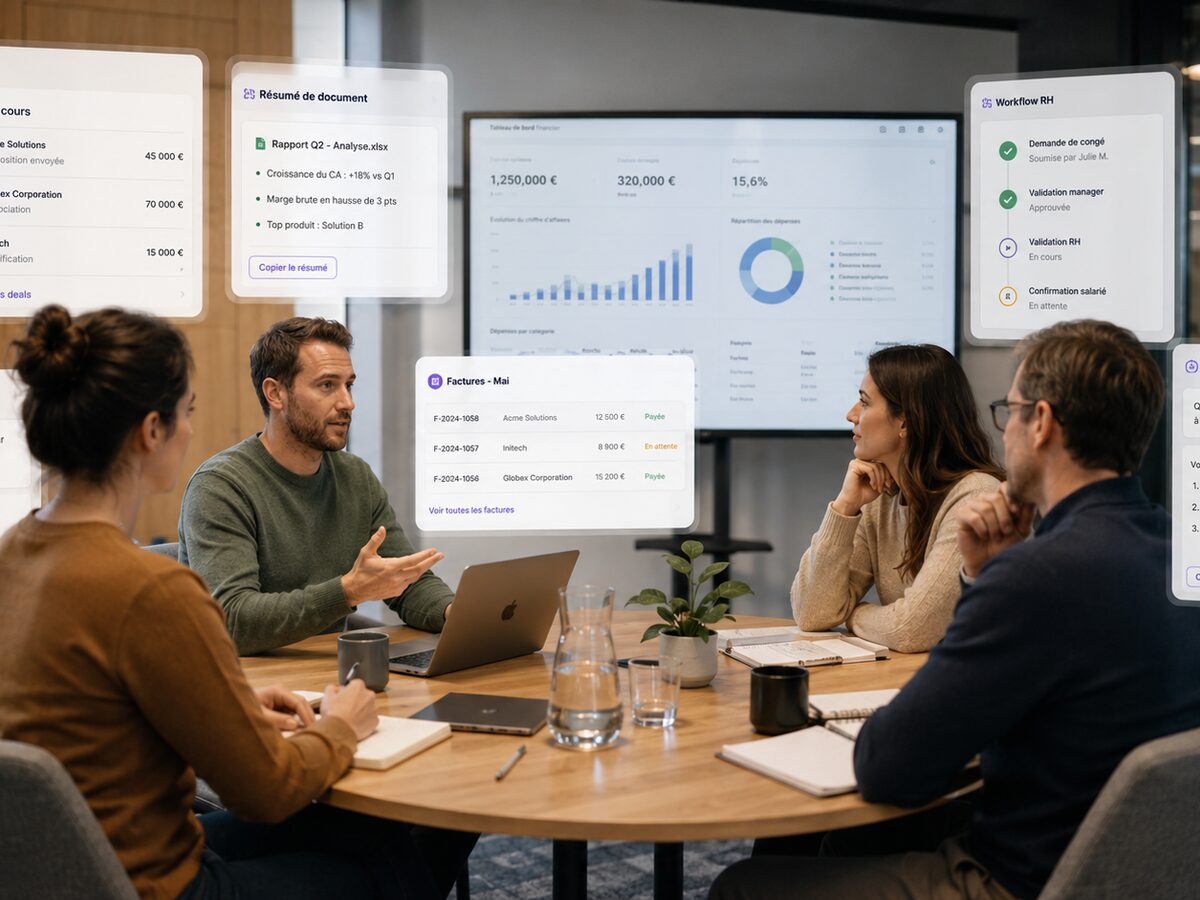 IA pour les Fonctions Support (RH, Compta, Commercial, Marketing)